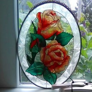 Window Art/Roses